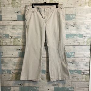 Khaki pants boot cut old navy size 18